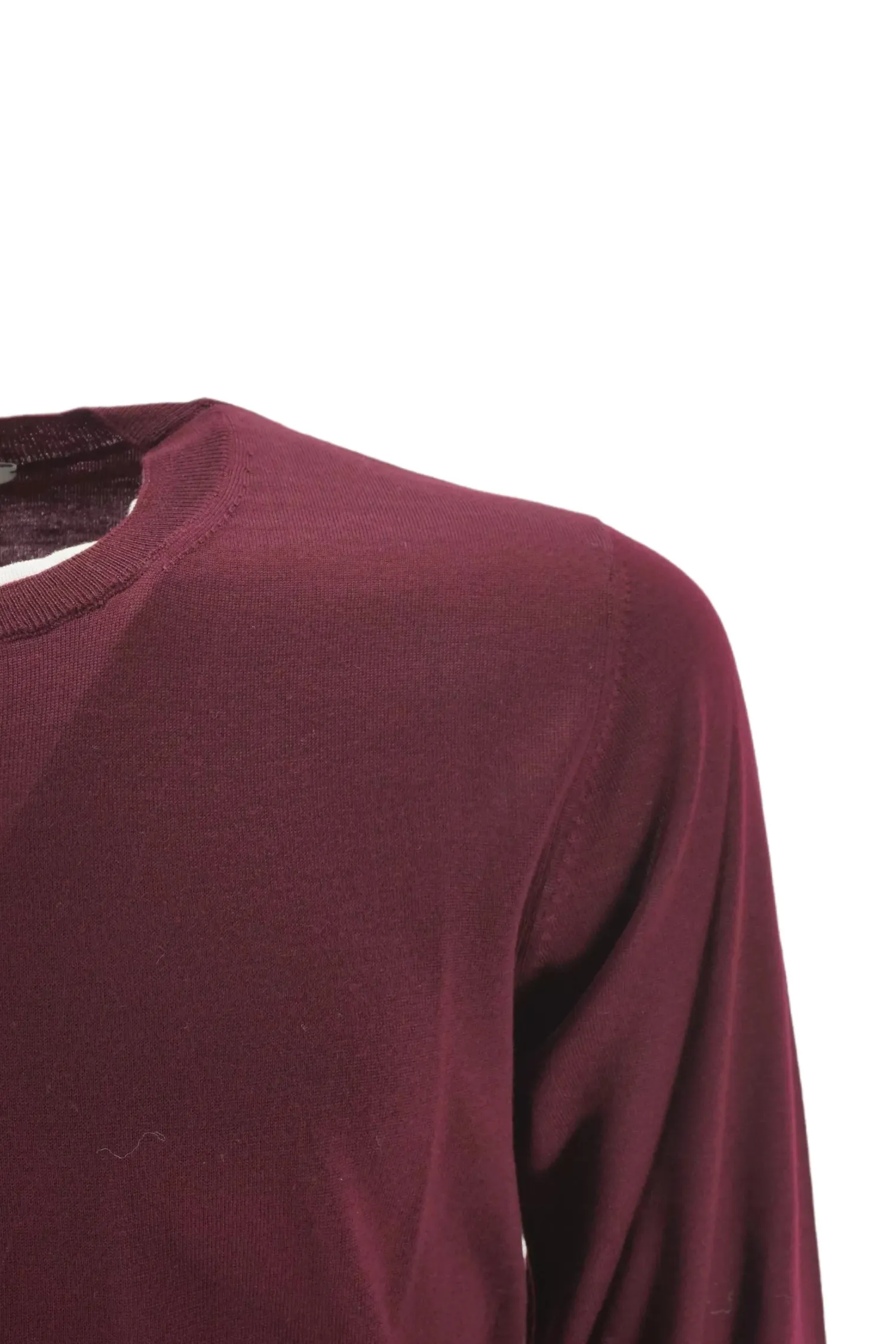 Clearance Maglia Girocollo / Bordeaux Uomo Maglieria