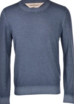 Maglia Girocollo Vintage in Lana / Uomo Maglieria