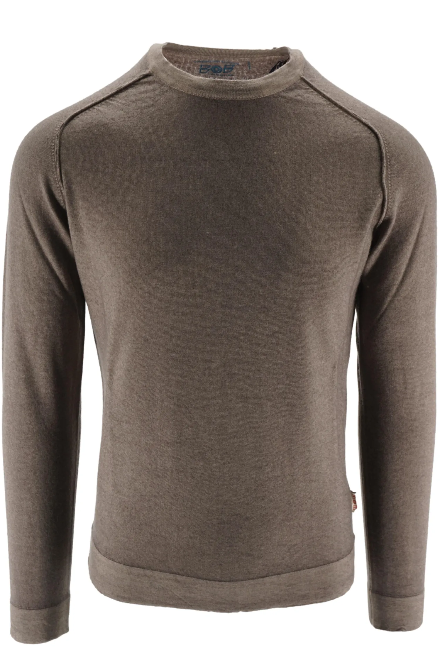 Maglia in 100% Lana con Maniche Raglan / Uomo Maglieria