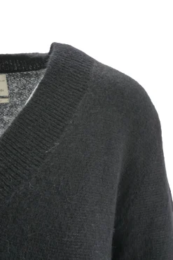 Maglia in Alpaca con Scollo a V / Donna Maglieria