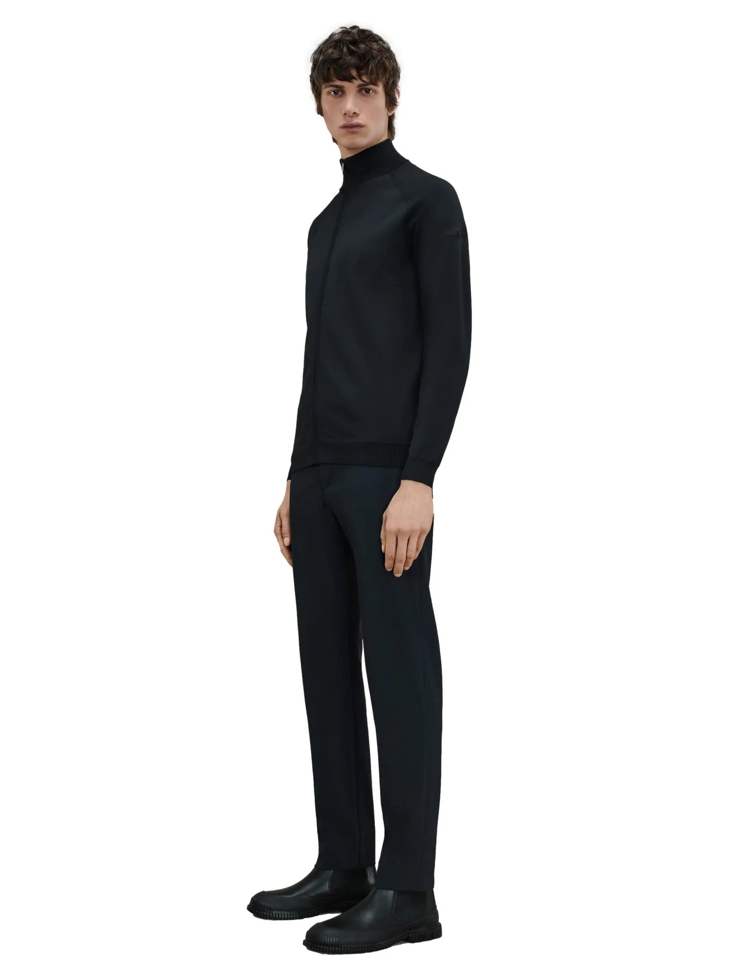 Maglia in Cotone Amos Full Zip / Uomo Maglieria