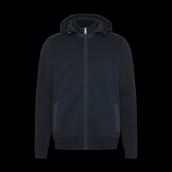 New Maglia in Cotone con Full Zip / Uomo Maglieria