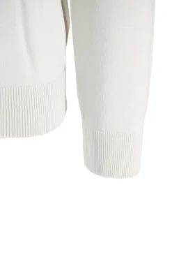 Online Maglia in Cotone con Logo / Bianco Uomo Maglieria