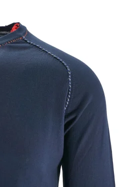 Clearance Maglia in Cotone con Ricami / Uomo Maglieria