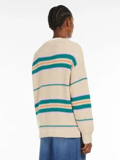 Clearance Maglia in Cotone con Ricamo / Donna Maglieria