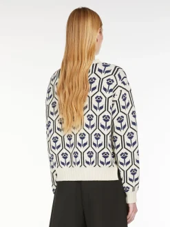 Clearance Maglia in Cotone Jacquard / Donna Maglieria
