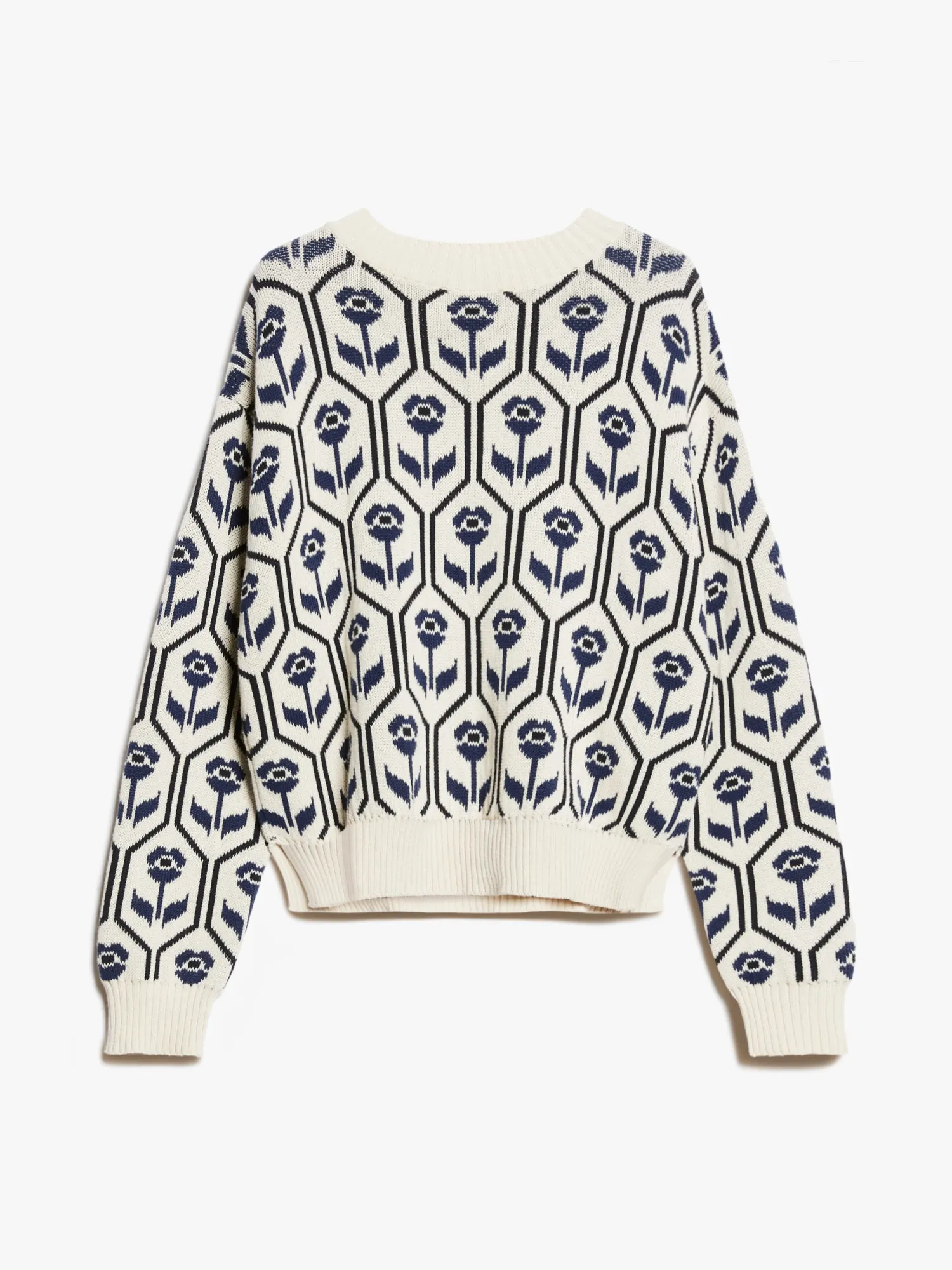 Clearance Maglia in Cotone Jacquard / Donna Maglieria
