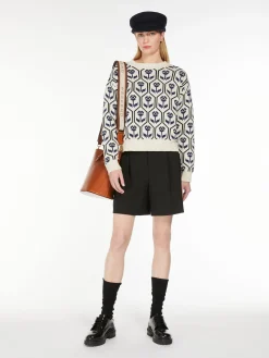 Clearance Maglia in Cotone Jacquard / Donna Maglieria