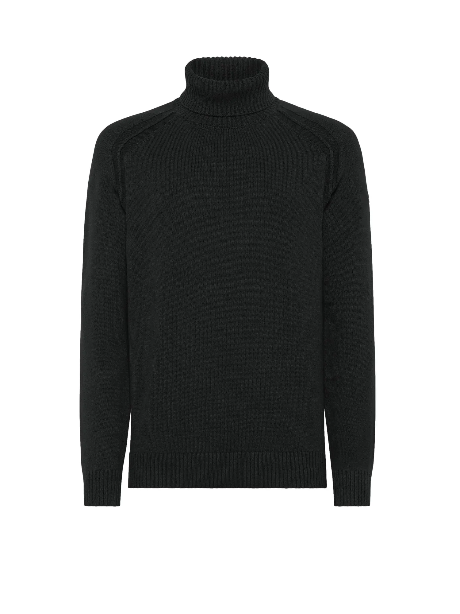Clearance Maglia in Cotone Plain con Collo Alto / Uomo Maglieria