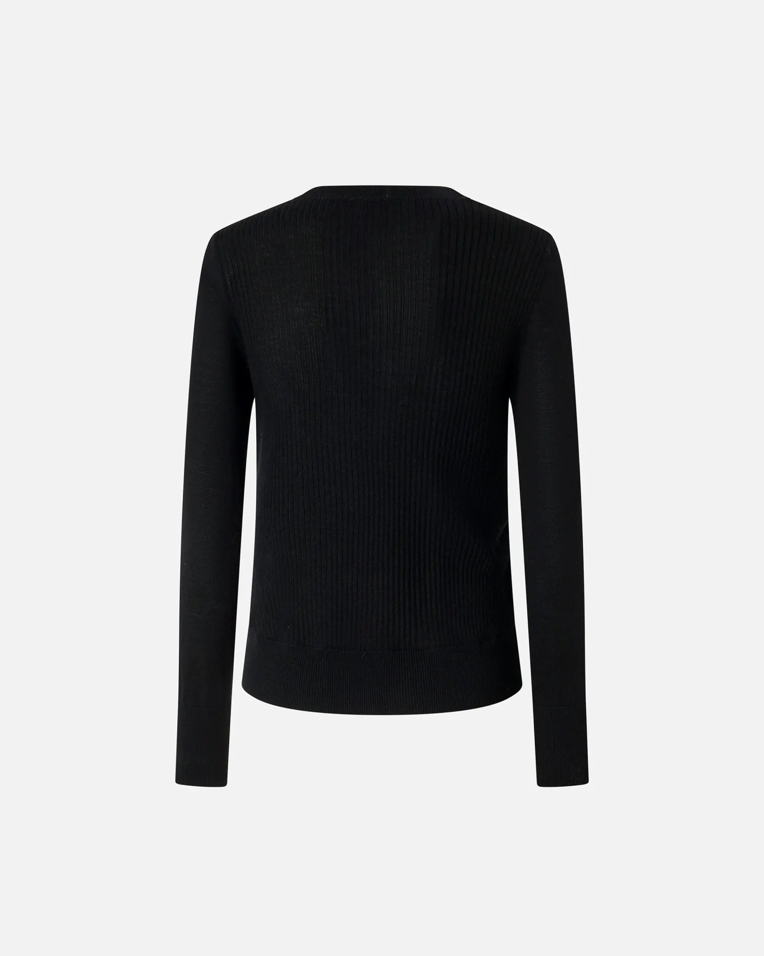 Outlet Maglia in Lana con Bottoni Laterali / Donna Maglieria