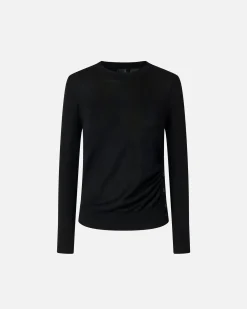 Outlet Maglia in Lana con Bottoni Laterali / Donna Maglieria