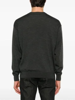 Sale Maglia in Lana con Inserti / Uomo Maglieria