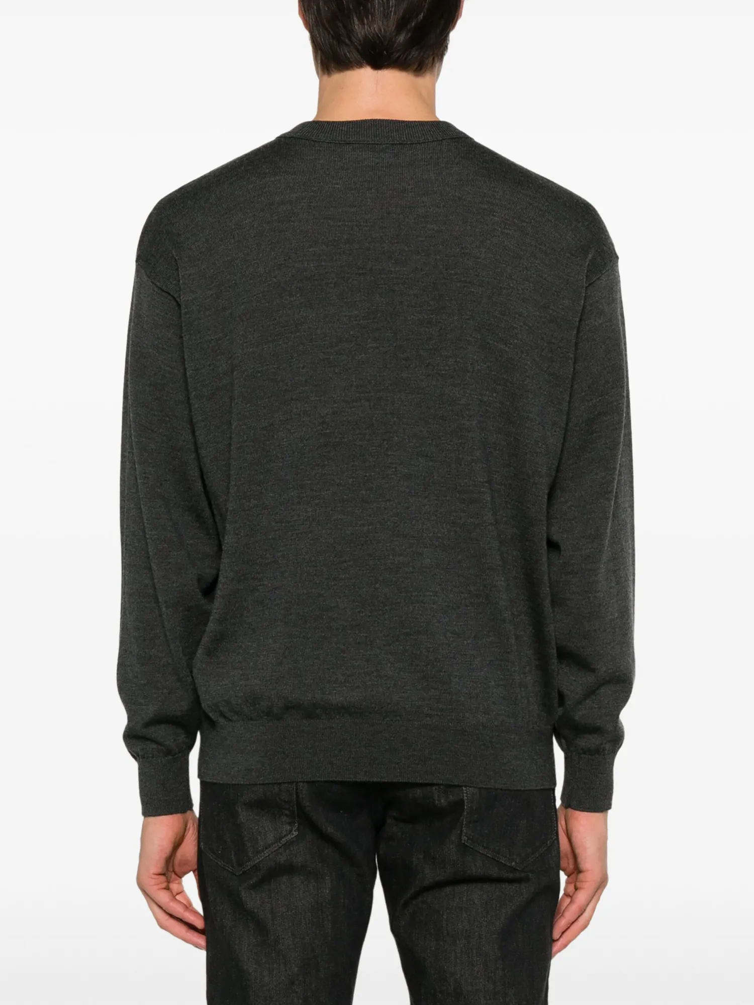 Sale Maglia in Lana con Inserti / Uomo Maglieria