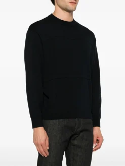 Best Maglia in Lana con Inserti / Uomo Maglieria