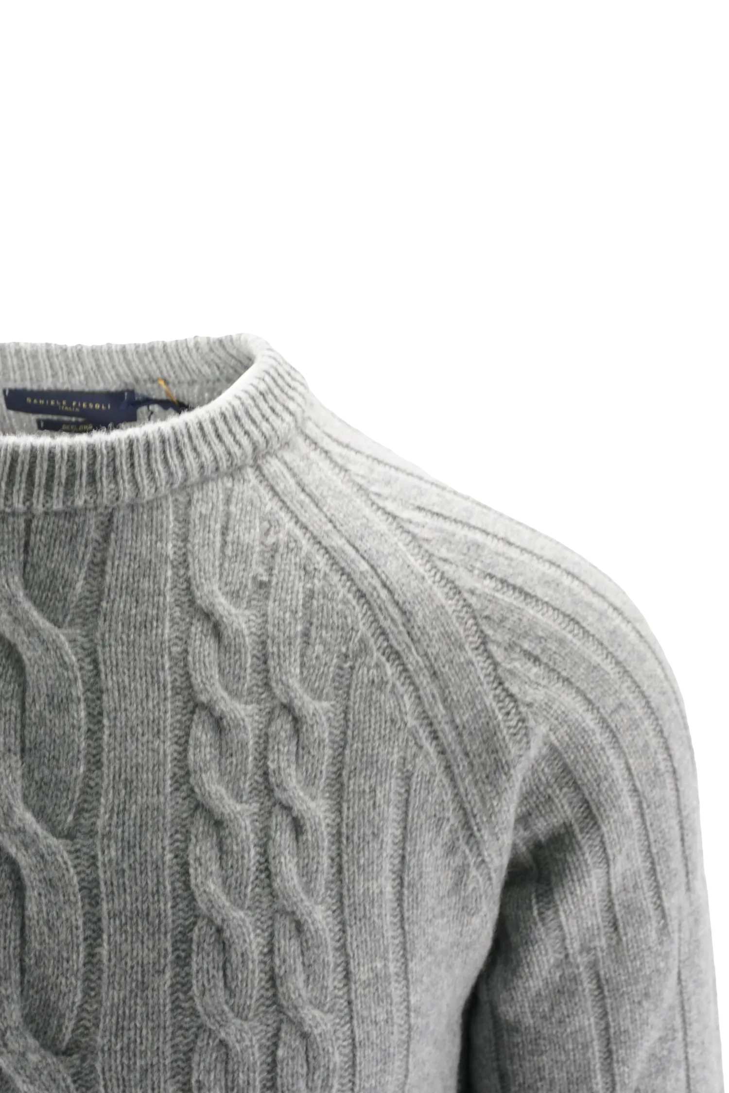 Online Maglia in Lana Geelong con Intrecci / Uomo Maglieria