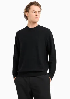 Best Maglia in Lana Vergine con Tramatura / Uomo Maglieria