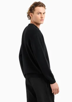 Best Maglia in Lana Vergine con Tramatura / Uomo Maglieria