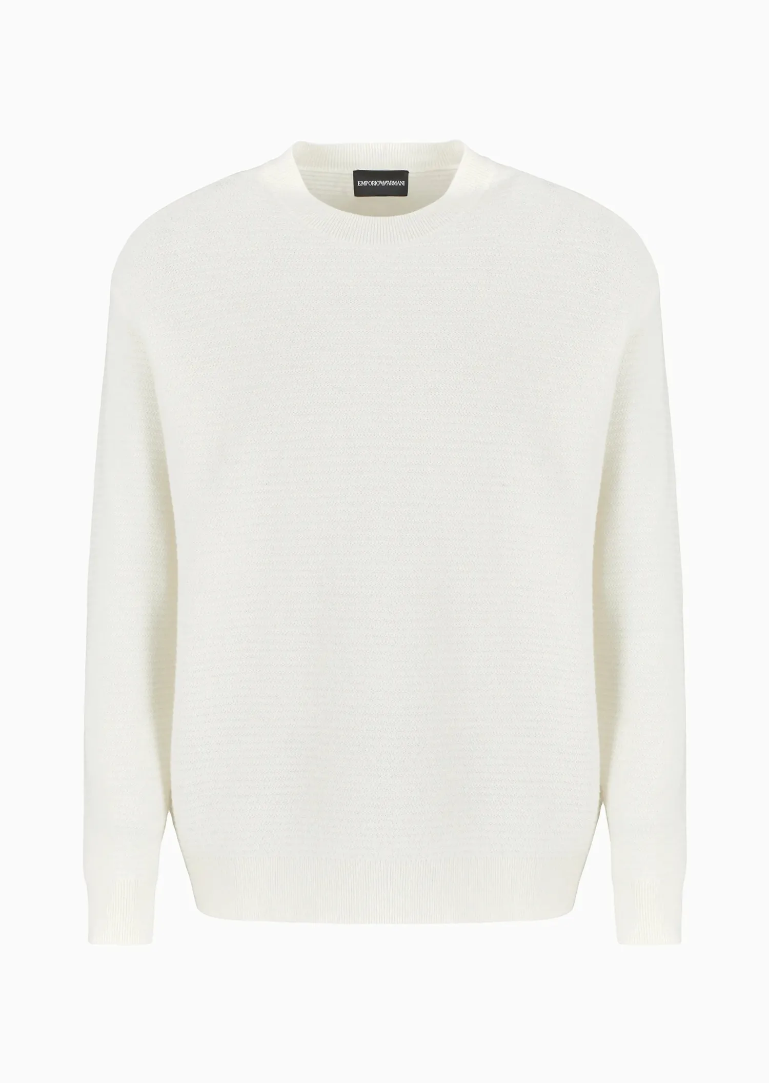 Outlet Maglia in Lana Vergine con Tramatura / Uomo Maglieria