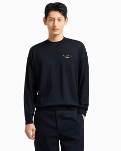 Clearance Maglia in Lana Vergine Rasata / Uomo Maglieria