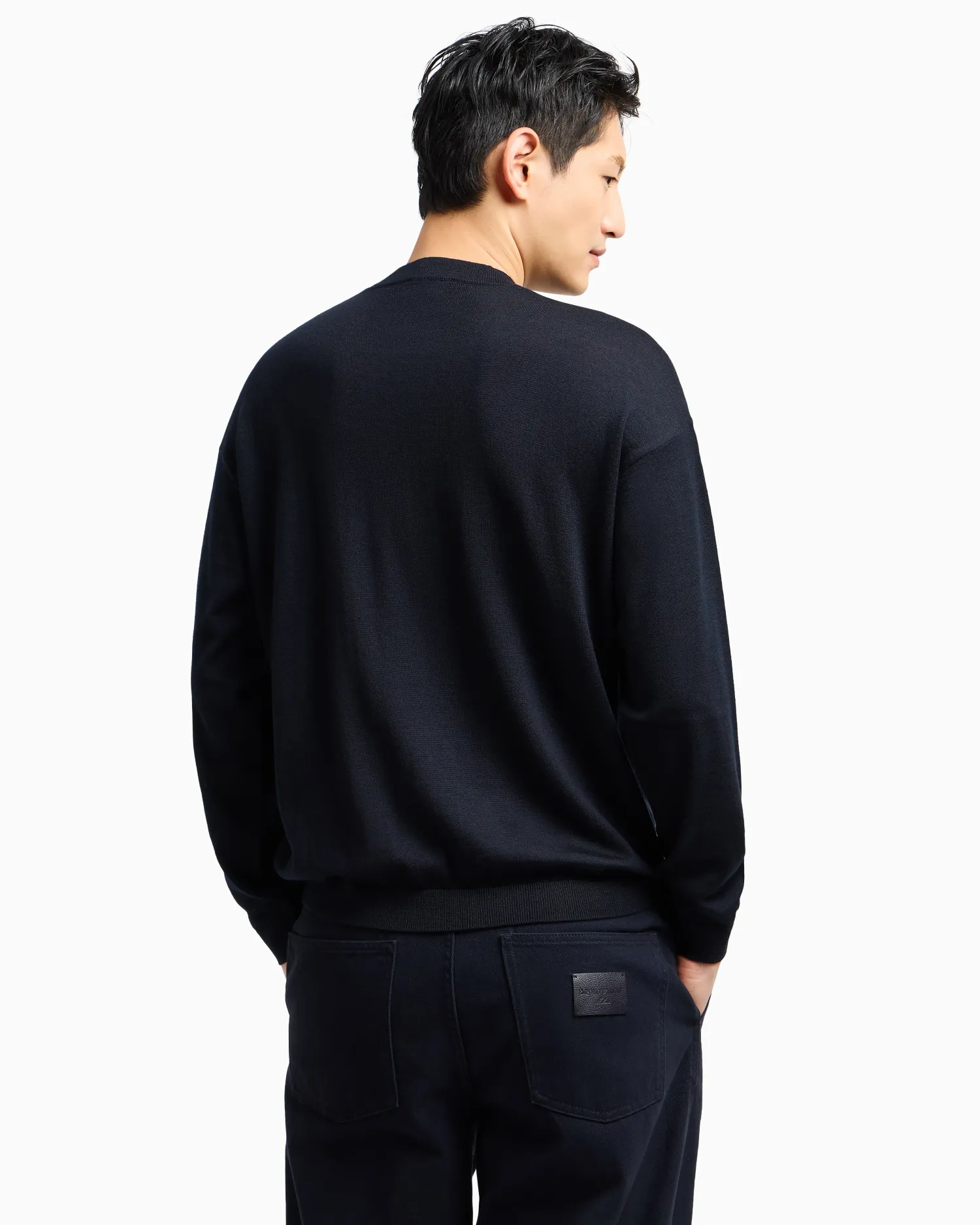 Clearance Maglia in Lana Vergine Rasata / Uomo Maglieria