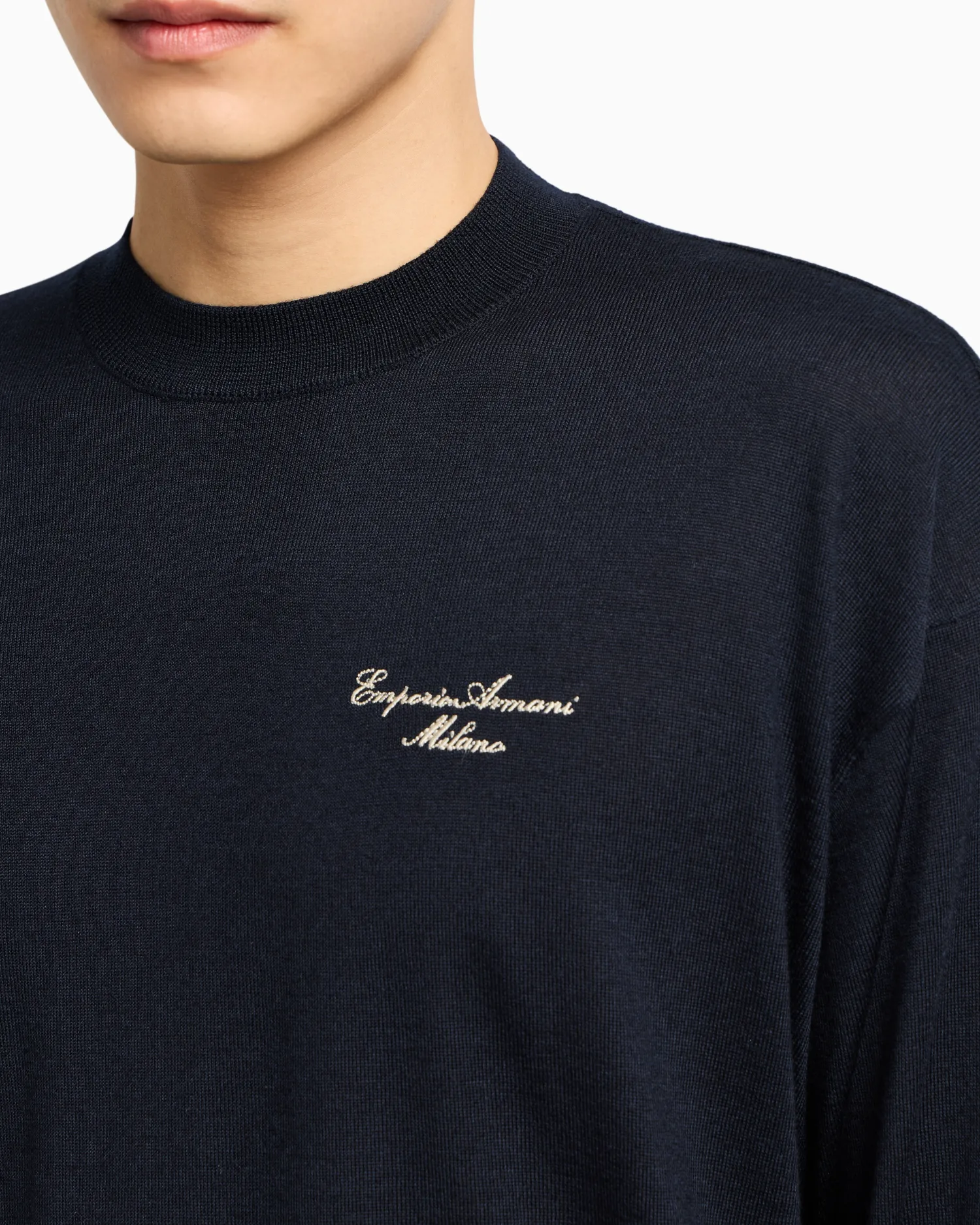 Clearance Maglia in Lana Vergine Rasata / Uomo Maglieria