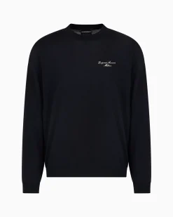 Clearance Maglia in Lana Vergine Rasata / Uomo Maglieria