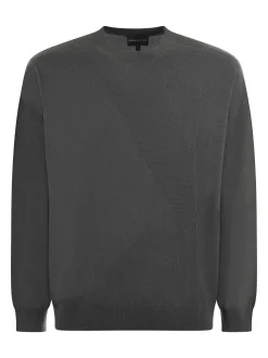 Discount Maglia in Misto Lana con Tramatura / Uomo Maglieria