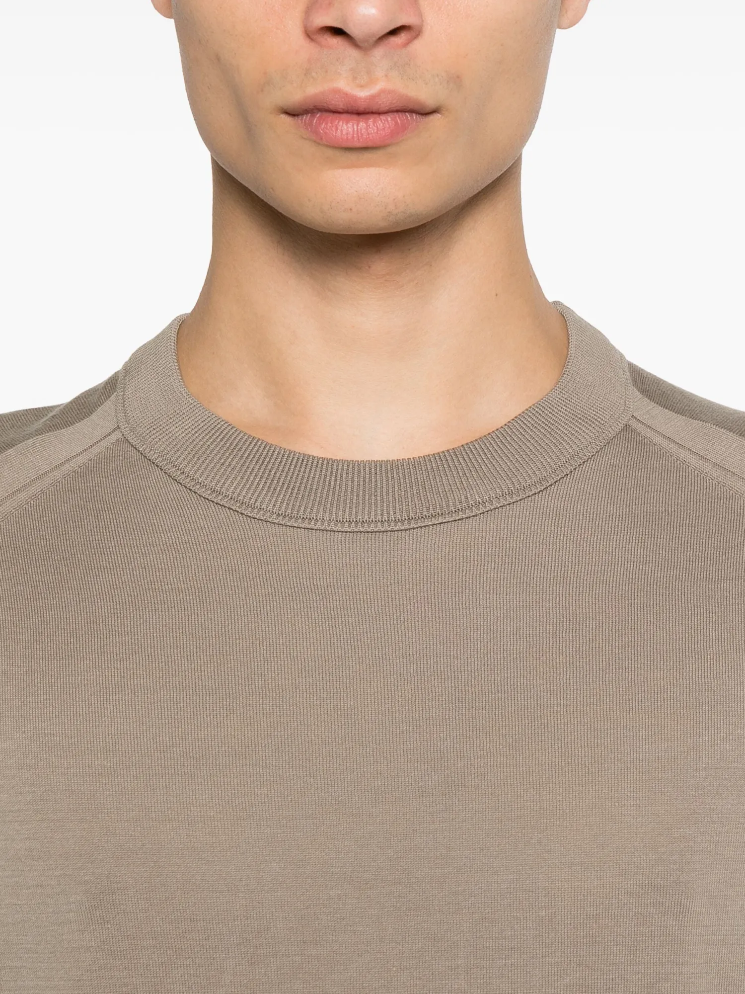 Clearance Maglia in Misto Lyocell Punto Rasato / Uomo T-shirt