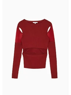 Hot Maglia in Viscosa con Dettaglio / Donna Maglieria