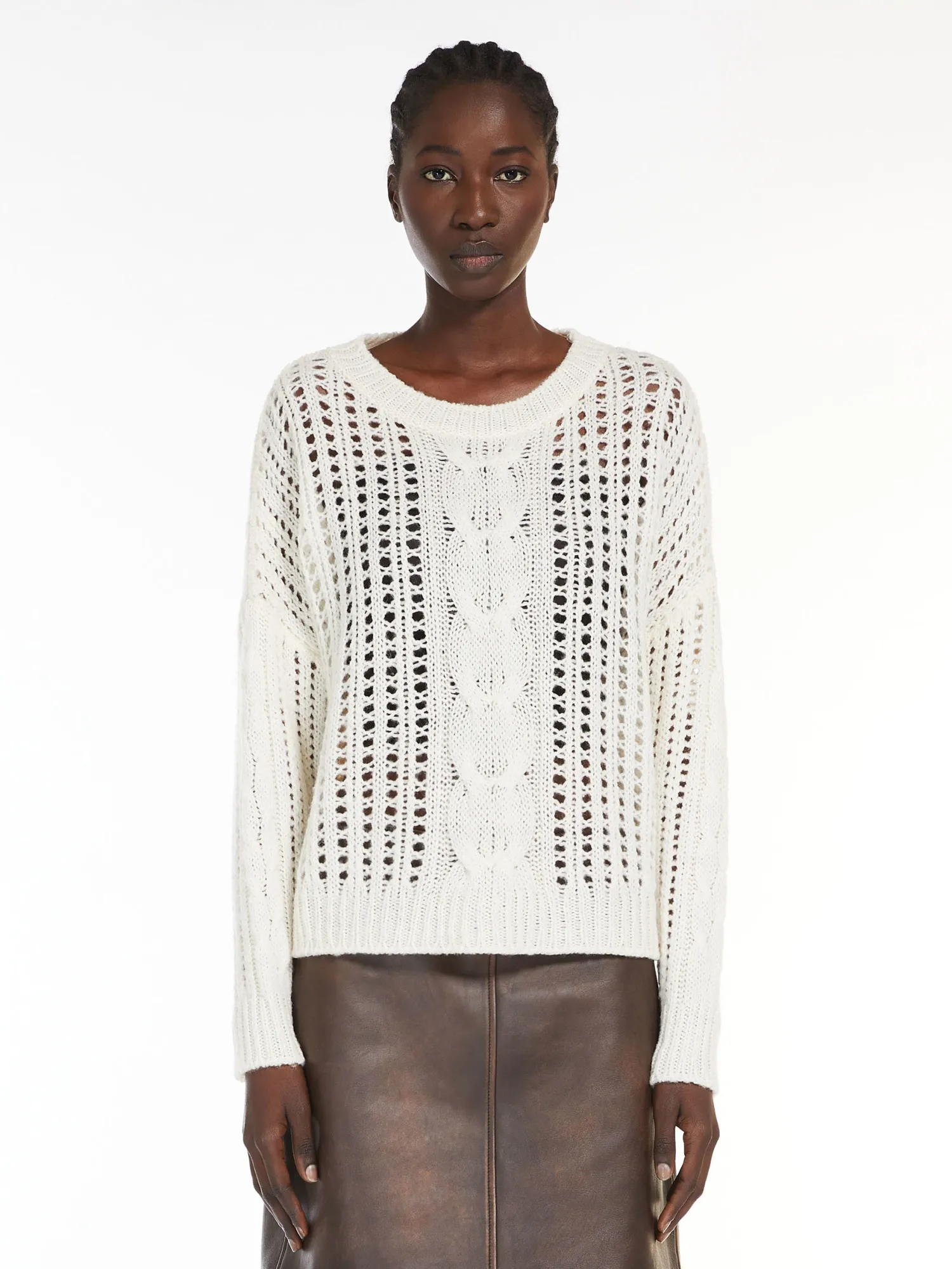 Clearance Maglia Oversize in Lana / Donna Maglieria