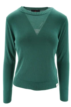Clearance Maglia Paricollo con Polsini / Donna Maglieria