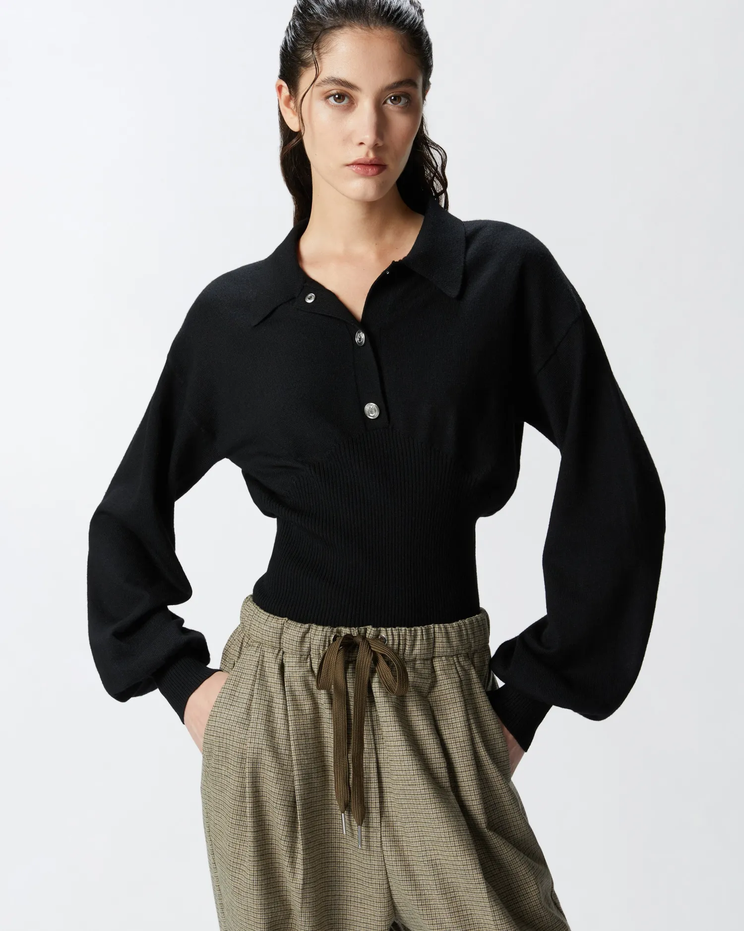 Discount Maglia Polo Maniche Lunghe / Donna Maglieria