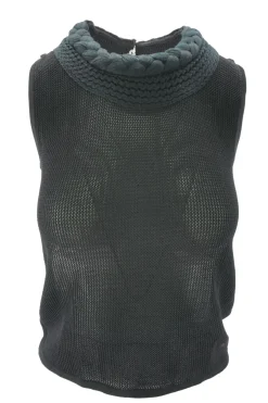 Clearance Maglia Senza Maniche con Scollo Rotondo / Donna Top