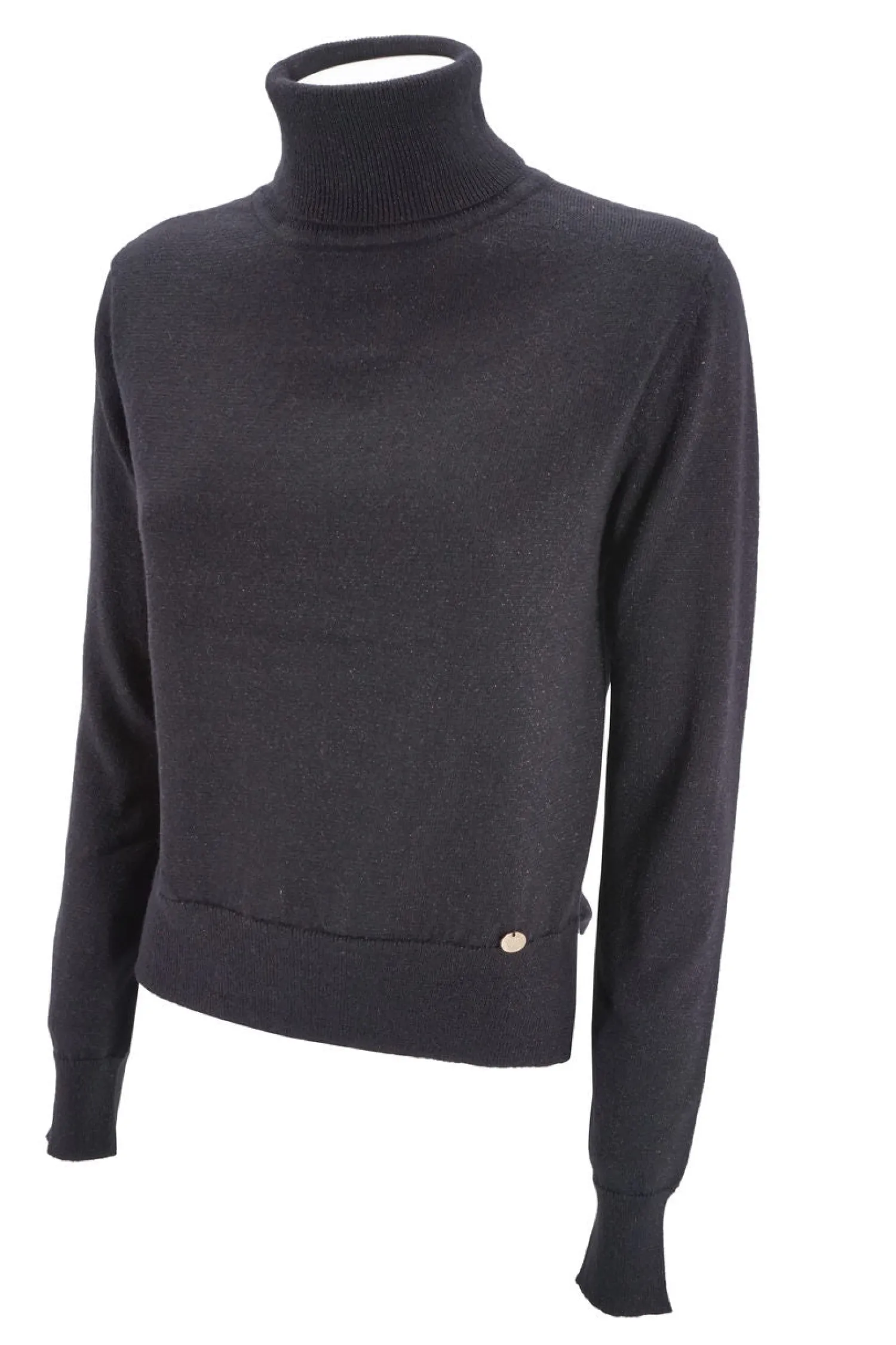 Maglia a collo alto / Nero Donna Maglieria