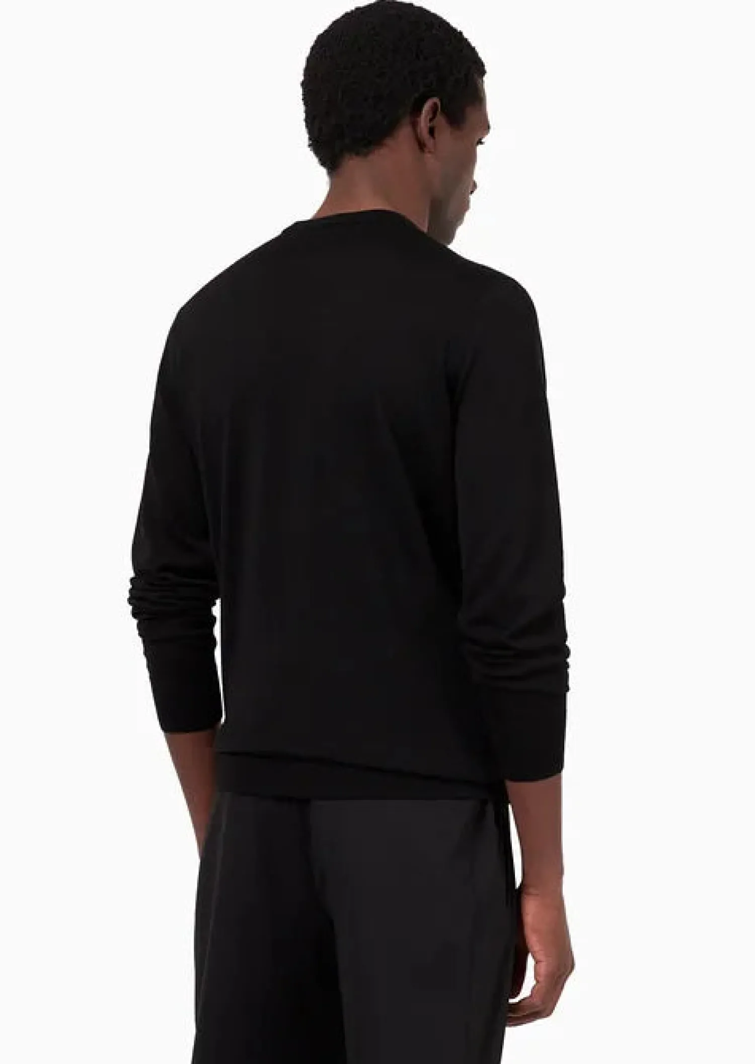 New Maglione Girocollo in Misto Lana / Uomo Maglieria