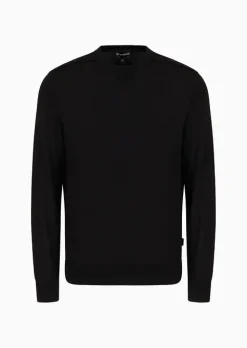 New Maglione Girocollo in Misto Lana / Uomo Maglieria