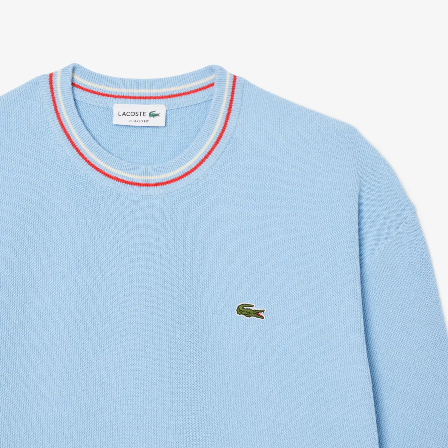 Maglione Leggero in Crepe di Cotone / Uomo Maglieria