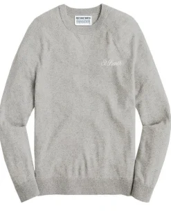 Maglione Misto Lana e Cashmere Taglio Felpa / Uomo Maglieria