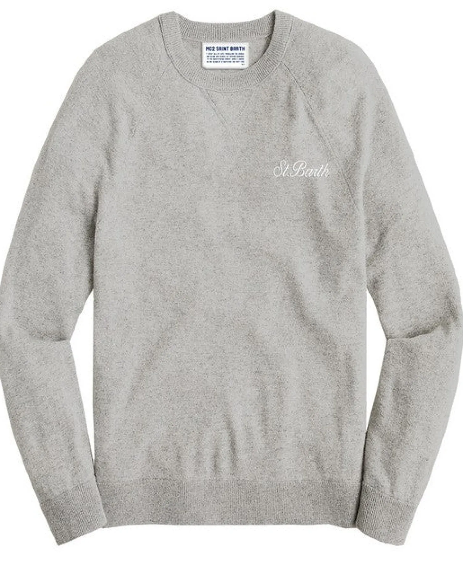 Maglione Misto Lana e Cashmere Taglio Felpa / Uomo Maglieria