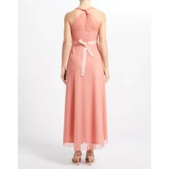 Maxi Dress in Jersey Tulle / Donna Abiti