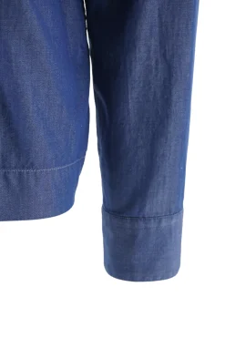 Best Overshirt in Denim con Bottoni / Blu Uomo Camicie