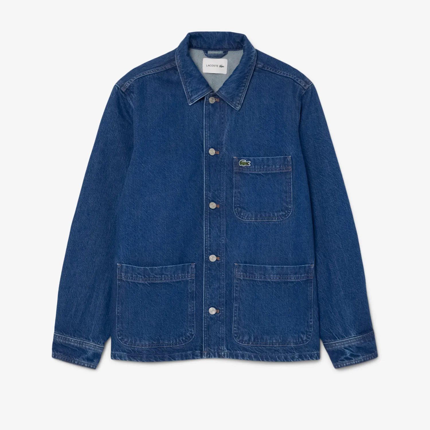 Overshirt in Denim di Cotone Pesante / Uomo Camicie