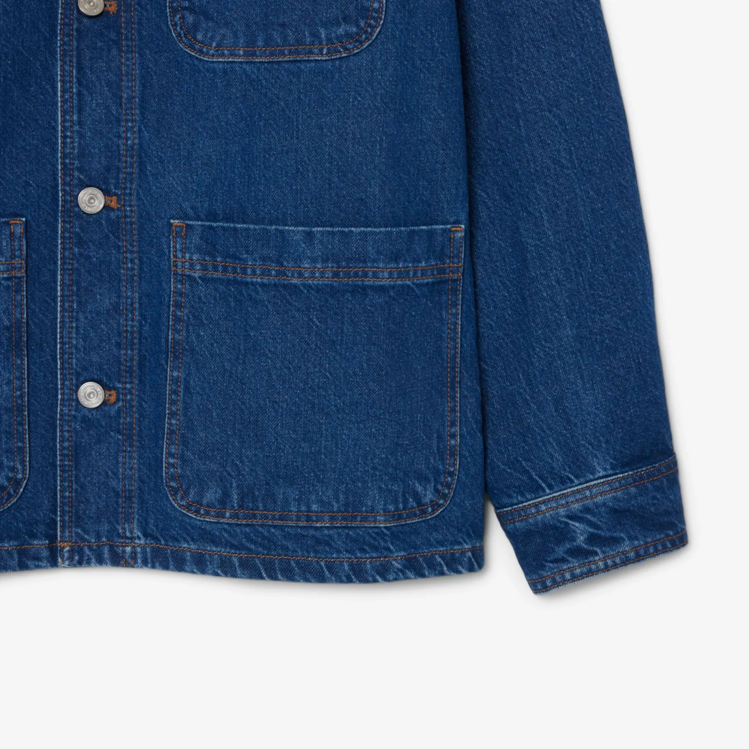 Overshirt in Denim di Cotone Pesante / Uomo Camicie