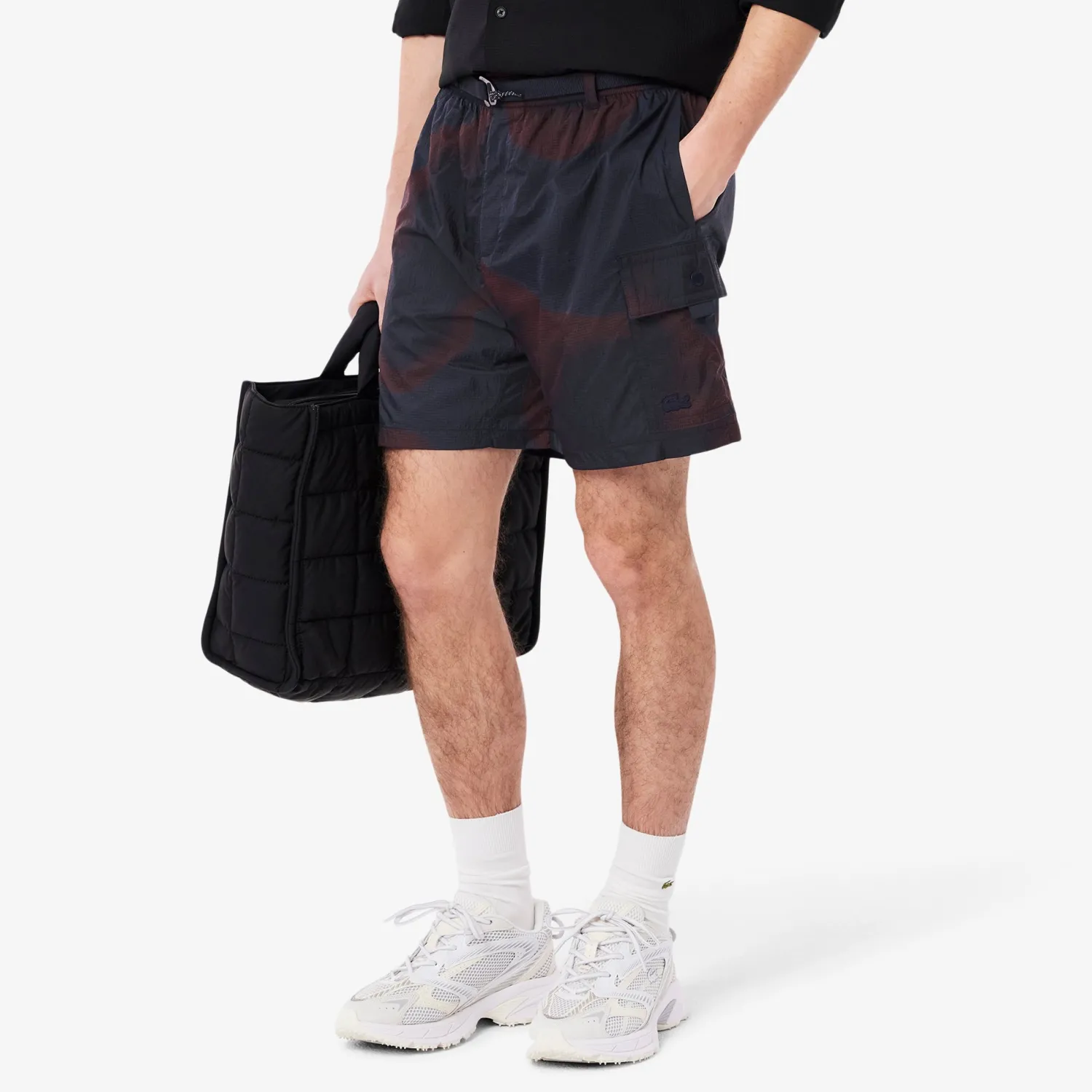 Hot Pantaloncino Cargo in Nylon / Uomo Pantaloncini