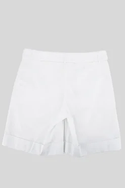 New Pantaloncino con Cintura / Bianco Donna Shorts