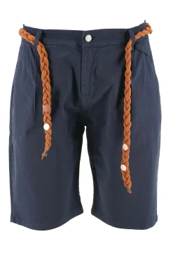Pantaloncino con Pinces e Cintura / Uomo Pantaloncini