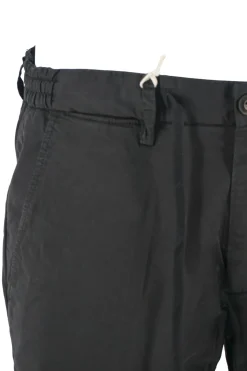 Outlet Pantaloncino in Cotone con Coulisse in Vita / Nero Uomo Pantaloncini