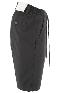 Outlet Pantaloncino in Cotone con Coulisse in Vita / Nero Uomo Pantaloncini