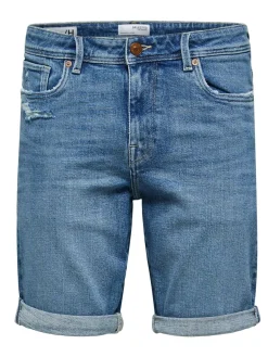 Hot Pantaloncino in Denim / Uomo Pantaloncini