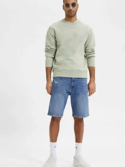 Hot Pantaloncino in Denim / Uomo Pantaloncini
